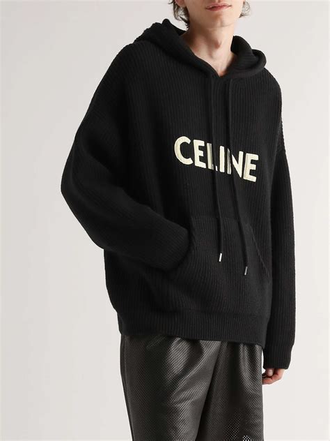 celine wool hoodie